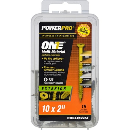 Power Pro One Deck Screw, 5 PK 116800